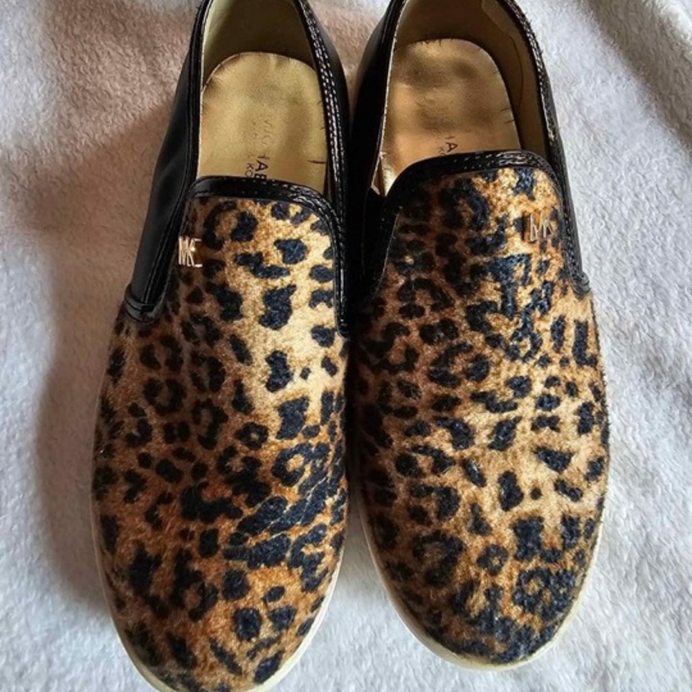 Michael Kors Leopard Print Loafers